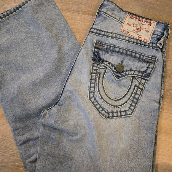 TRUE RELIGION VINNY QUAD SUPER T ULTRA BAGGY JEAN SZ 32 BNWT - Picture 9 of 9